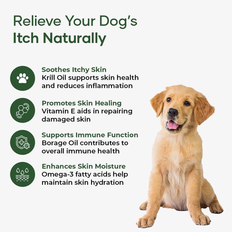 Lush™ DermaPrex Chews — Skin & Itch Relief Supplement for Dogs