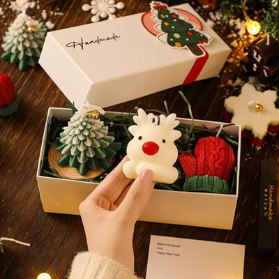 Lush™ Handcrafted Christmas Candle Gift Box
