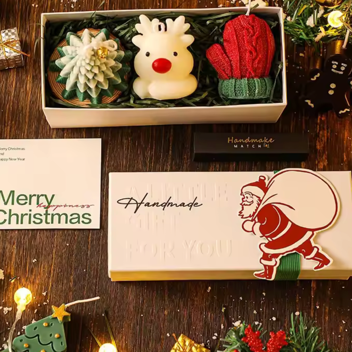 Lush™ Handcrafted Christmas Candle Gift Box