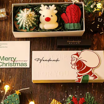 Lush™ Handcrafted Christmas Candle Gift Box