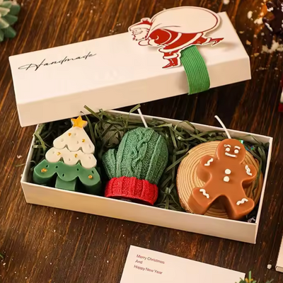 Lush™ Handcrafted Christmas Candle Gift Box
