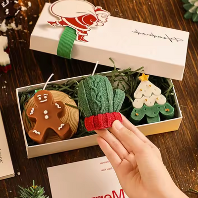 Lush™ Handcrafted Christmas Candle Gift Box