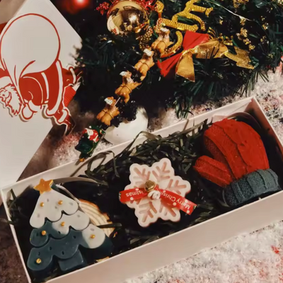 Lush™ Handcrafted Christmas Candle Gift Box