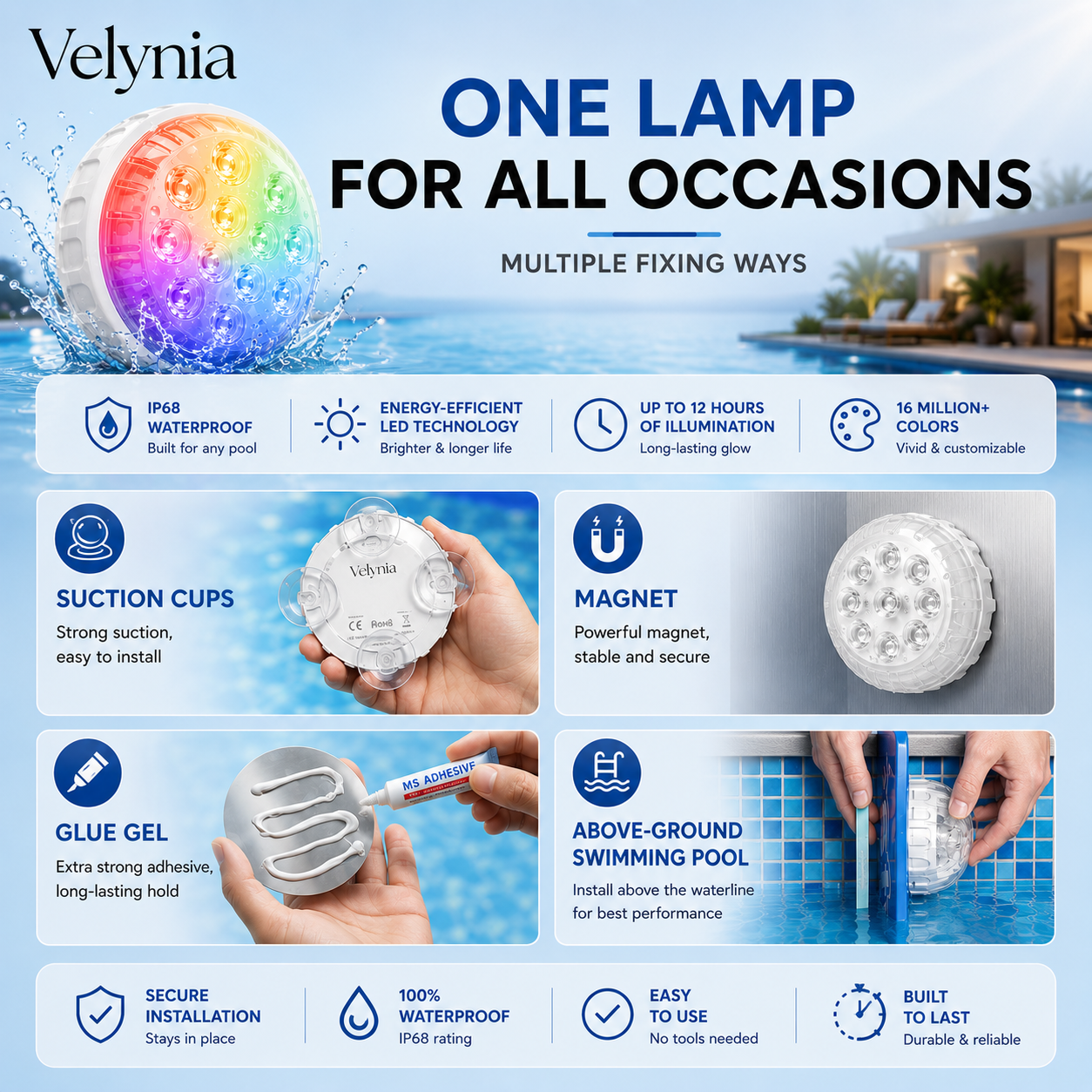 Velynia™ Pool Lights Pro