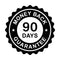 90-DAY MONEY BACK WARRANTY